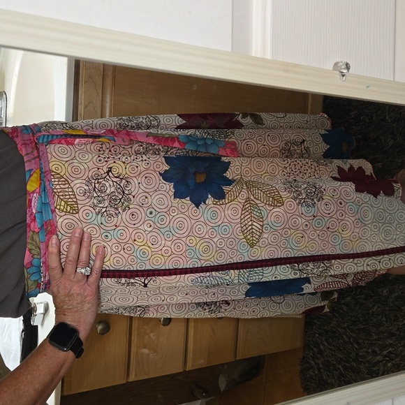 Wevez Hippy Scarf Silk Reversible Wrap Skirt NWOT - Picture 4 of 12